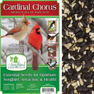 Cardinal Chorus, 20 lb. Premium Blend Bird Seed