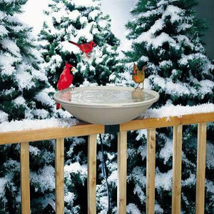 20 in. EZ Deck Tilt and Clean Heated Bird Bath