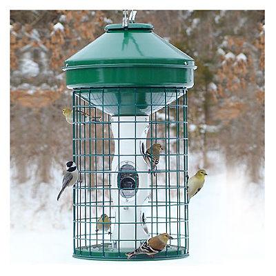 Vari-Crafts Avian Series Squirrel Resistant Wire Cage /Mixed Seed /3 Gal. /No Pole