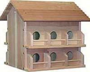 Heath Deluxe Cedar Purple Martin House - 12 Room