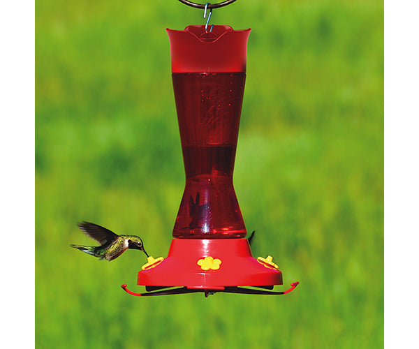 Plastic Pinch Waist Hummingbird Feeder- 4 Pack