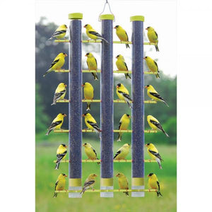 Yellow Finches Favorite 3 Tube Feeder